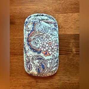 Vera Bradley fan flowers pattern retired double eyeglass case